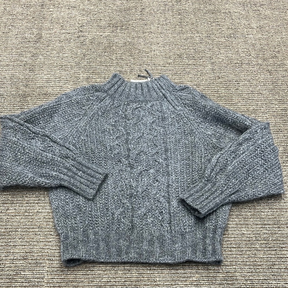 New with tags. Maison Montagut charcoal Gilda sweater